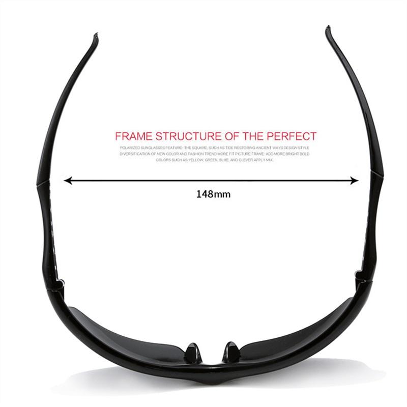 Driving Cycling Anti-Glare Sunglasses UV400 HD Polarized Sports Day Night Vision Sunglasses