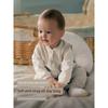 David Bella Newborn Romper 2026 Spring New Style Baby Boy Class a Infant Jumpsuit Faux Two-Piece Romper