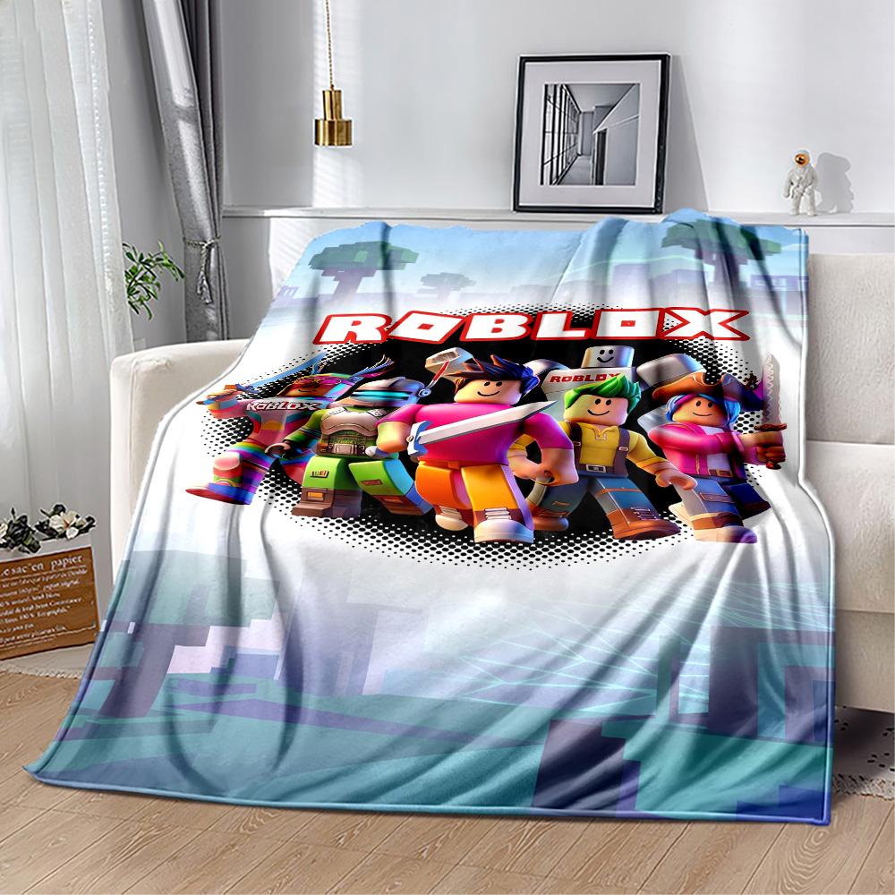 Roblox 275 Blanket Durable Comfort Perfect for Couch Sofa Seaside for All Occasions Warmthful Decor Suitable for Gifting Relatives and Friends