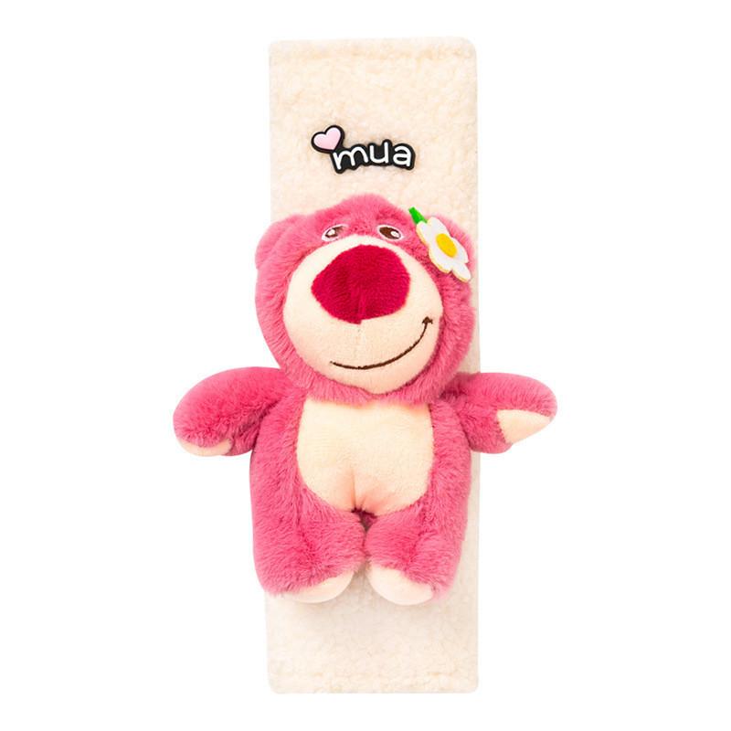 Cute Cartoon Plush Car Seat Belt Shoulder Cover For Neck Protection