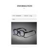 New Fashionable Rice Nail Anti Blue Light Flat Mirror for Men Women Stylish Simple Design