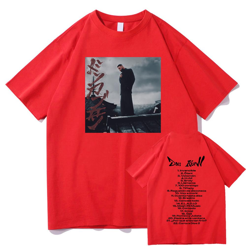 2025 Summer  Album DON KBRN Tshirt Eladio Carrión Fashion Men and Women Clothing Harajuku Summer Graphic T Shirts for Fans Gifts
