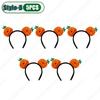 1-20PCS Halloween Funny Hair Bands Cos Pumpkin Headband Headwear Girl Prank Hair Clip Cute Elf Hair Clip Decoration