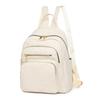 Simple and Versatile Backpack Large Capacity Casual Retro Backpack Multifunctional Shoulder Bag Women's Soft Leather Backpack