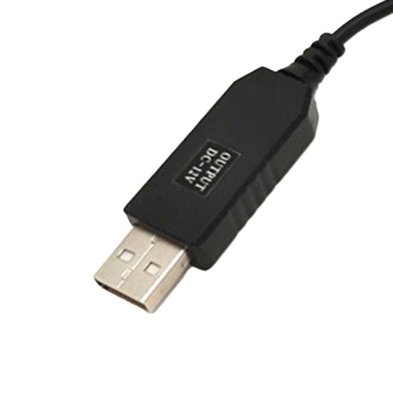 USB Converter Adapter Cable DC 5V To 5V/9V/12V 5.5x2.1mm Male PVC USB Boost Line for Router