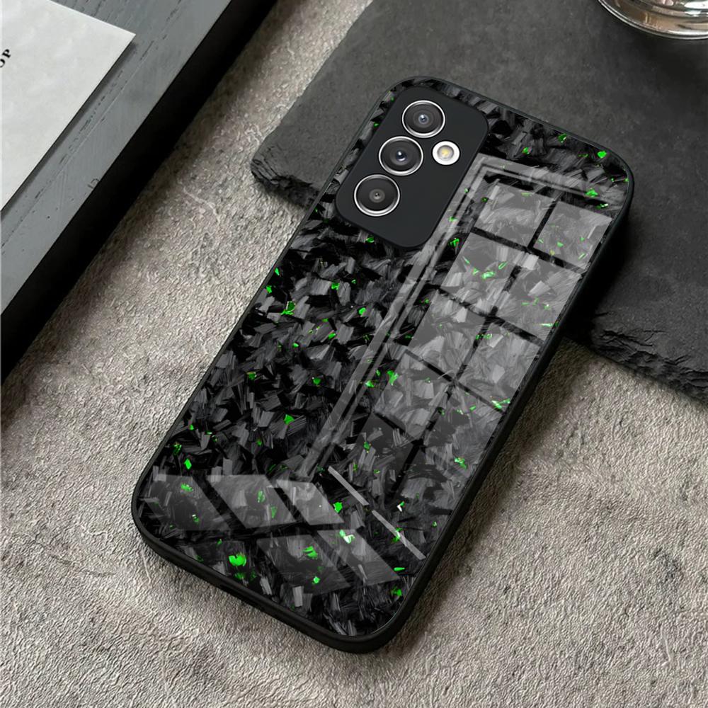 

100% Real Forged Carbon Fiber Phone Case For S25 Ultra Samsung S26 S23 S24 Plus S22 S20 S21 Fe A54 A34 A53 A16 Glass Cover Samsung s26