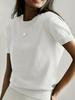 Round Neck Short Sleeve Thin Knit Loose Casual Women's Top - Summer/Autumn Collection