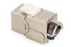 Keystone Jack RJ45 (8P8C) Cat. 6A, STP, Shielded, Tool-free