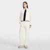 FILA Heritage Classic Minimalist Fashion Casual Versatile Comfortable Jacket Women jackets Cloud-Mushroom-White F11W618504FWT