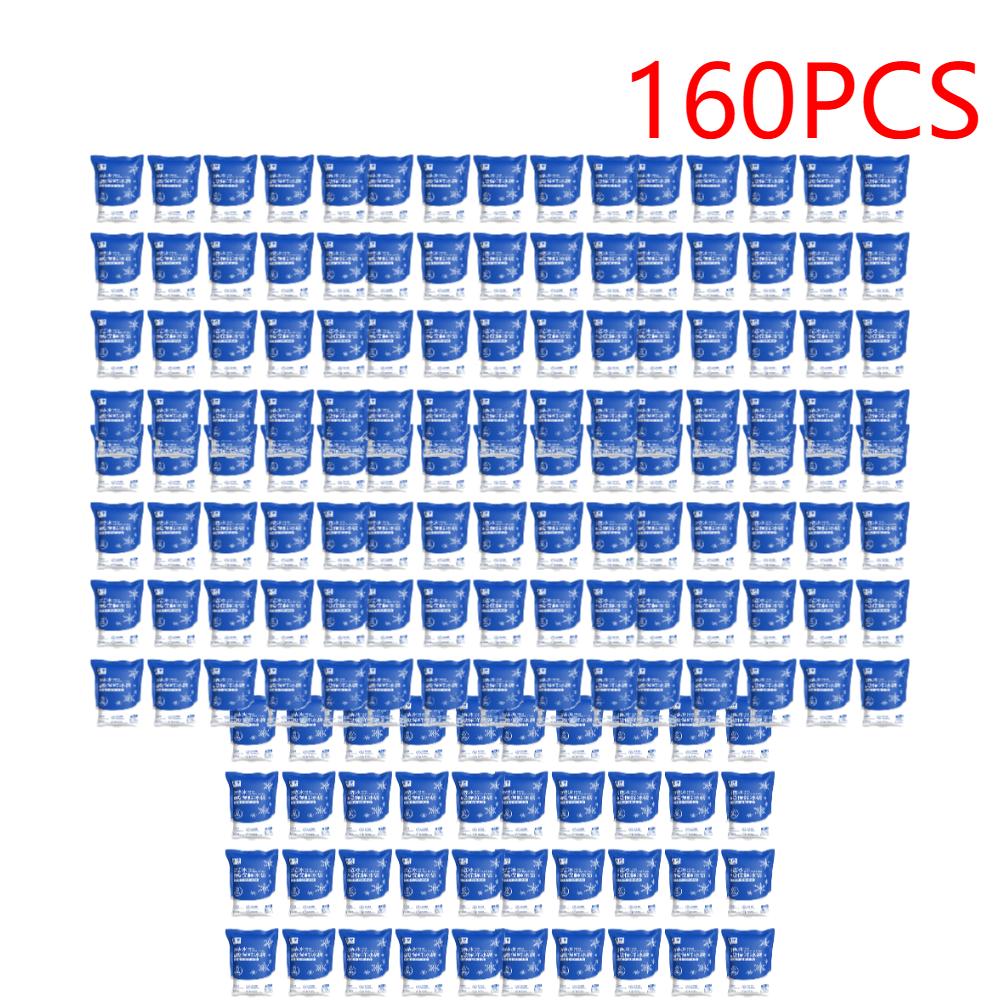 40-200PCS Ice Pack 200ml Disposable Food Ice Bag Travel Drinks Food Refrigeration Preservation for Insulation Box Foam Box