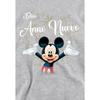 Disney Childrens/Kids Italian Mickey Mouse Firework Heather New Year Hoodie
