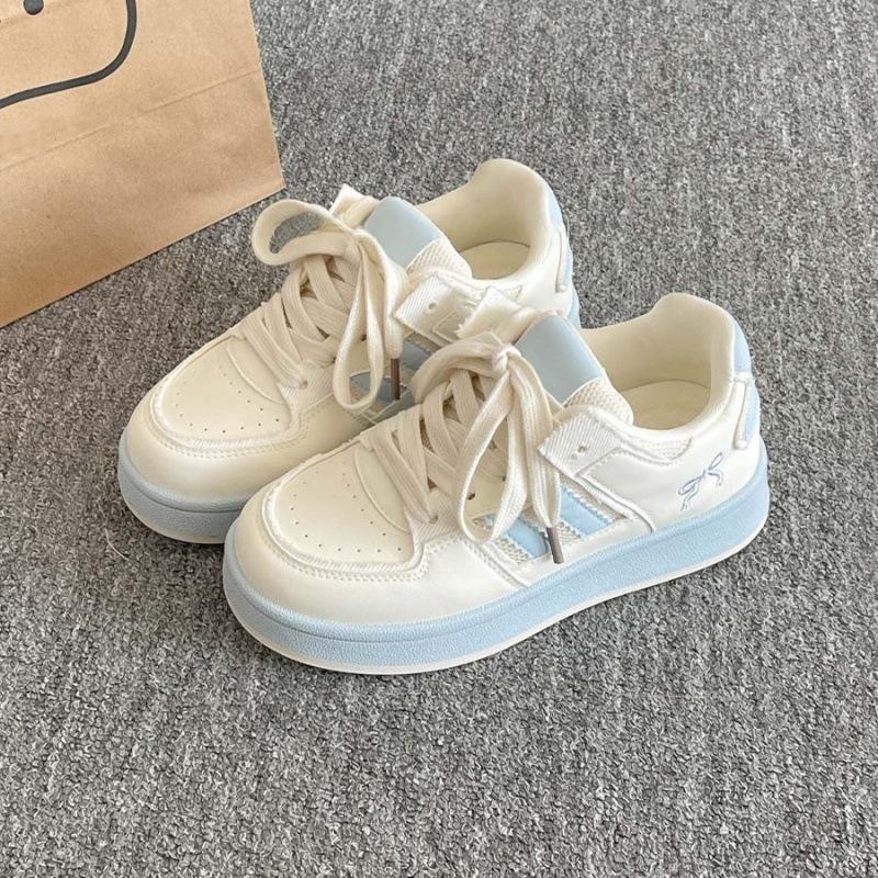 Thick-soled spring and autumn new shoes ins trendy student niche board shoes bread shoes