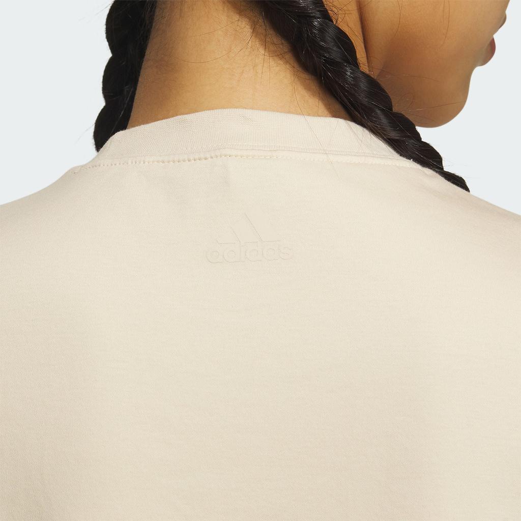 Adidas Letter Print Casual Sports Short Sleeve T-Shirt Women Tops Rock-Dust-Storm IS4947