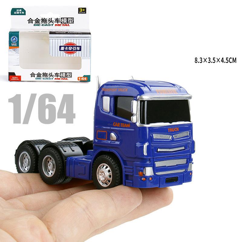 1:64 Scania Container Truck American Container Truck Alloy Diecast Model Car Mini GT Vehicle Toy Models Miniature Cars Birthday