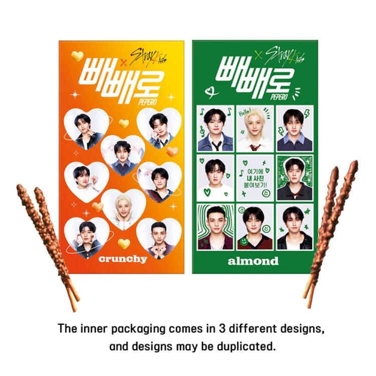 

Lotte Pepero x Stray Kids – Мигдаль / Кранкі (8 упаковок) (5 варіантів) #Almond 8P + Crunky 8P