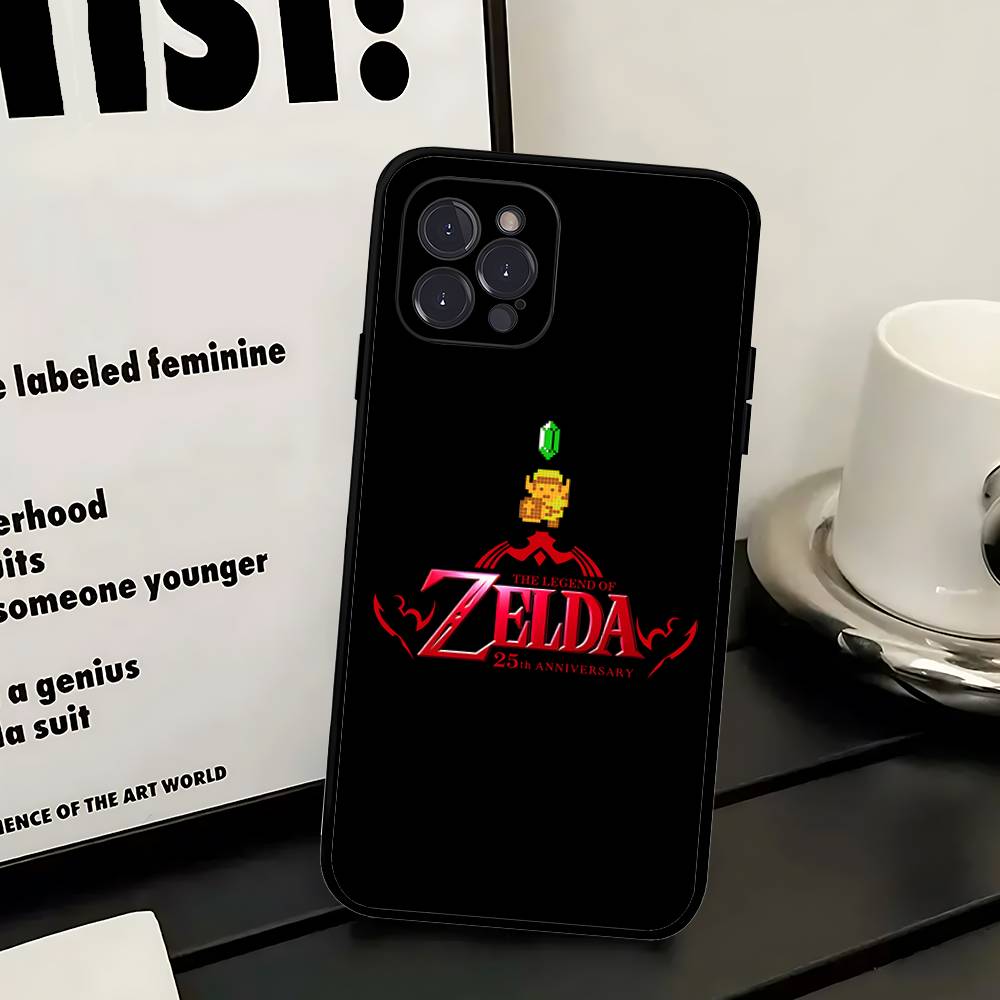 Hot Game L-Legendes-Z-Zeldaes For Iphone 17 Air 16 15 14 13 12 11 Pro Max Plus Black Cover TPU Soft Phone Case