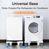 Universal Mobile washing machine Holder refrigerator stand 4 strong feet mobile washing machine base with brake wheel load 500kg