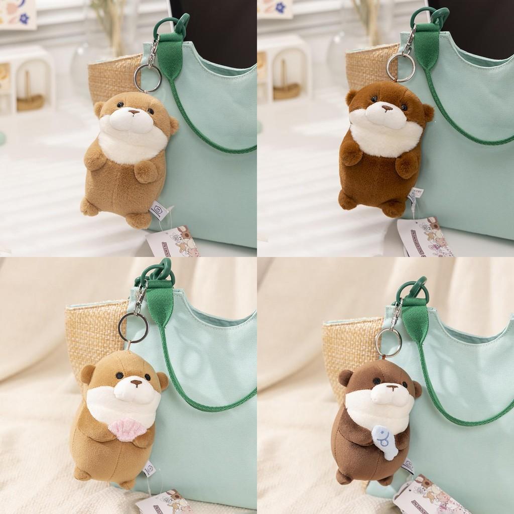 Adorable Ussou Sauce Water Otter Plush Keychain Doll Super Soft Comfort Toy Gift
