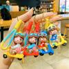 Cute PVC Electric Car Boy Girl Pendant Cartoon Hanging Ornament Couple Keychain Bag Pendant Bag Accessories
