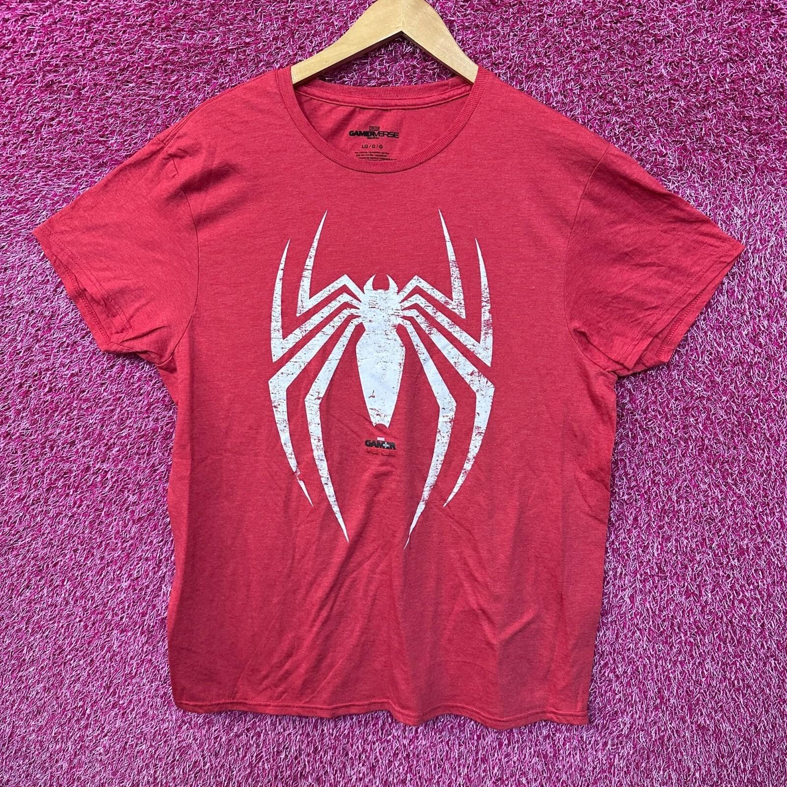 Spider-Man Symbol Oversized Marvel Sony Gamerverse Tee Large M