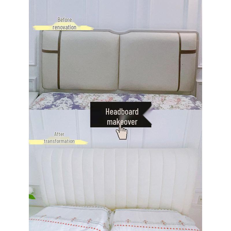 Мягкая стеганая моющаяся прикроватная подушка Чехол на изголовье кровати Headboard 120cm with Cotton Padding