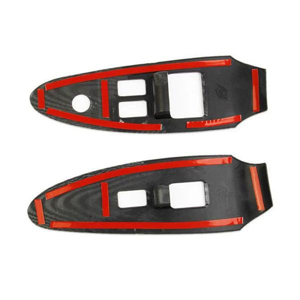 Fensterschalter-Panel-Rahmen (2 Stück) für 2009-2020 Linkslenker Nissan 370Z