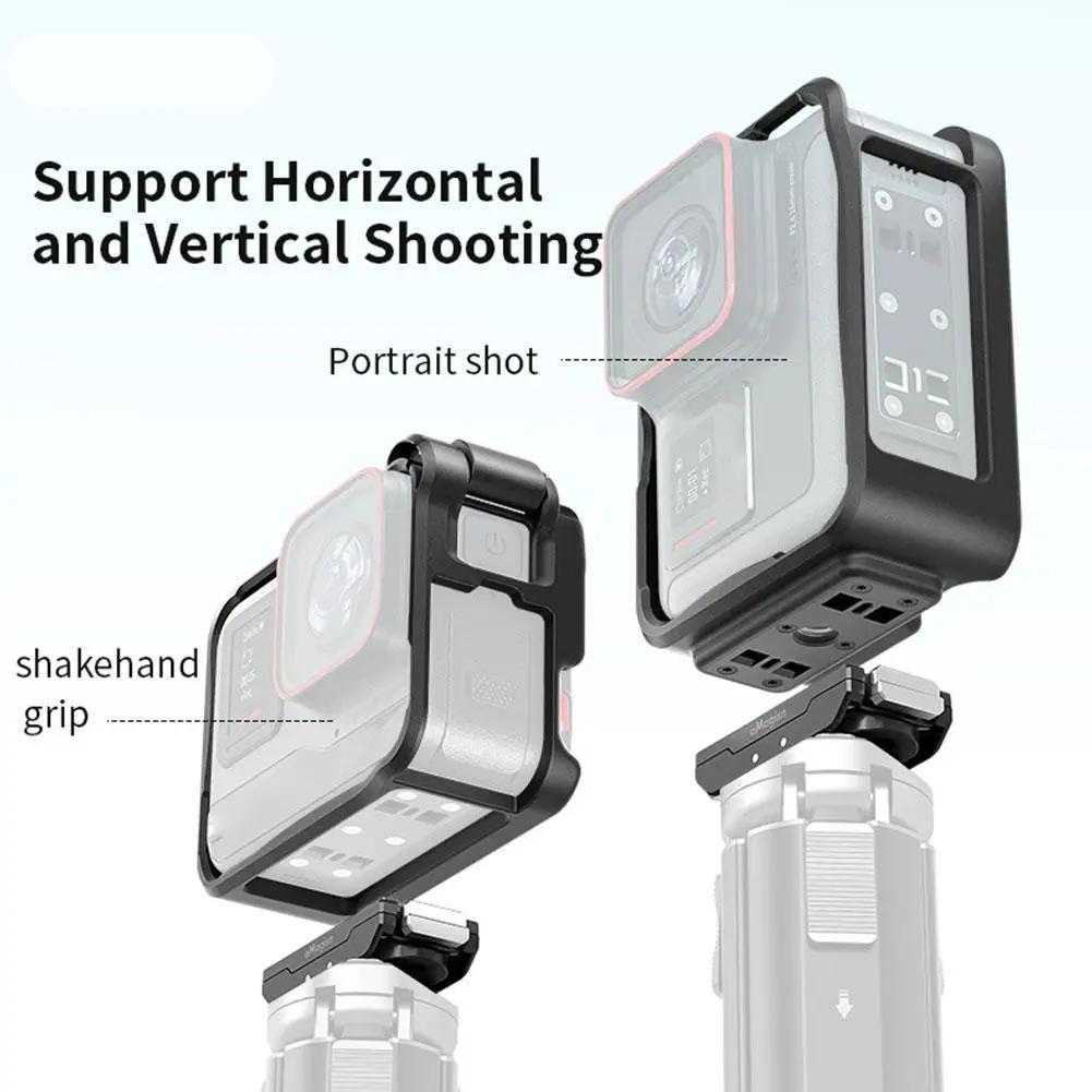 Protective Frame For Insta360 Ace Pro ABS Border Horizontal & Vertical Shooting Protection Frame For Insta 360 Ace Action Camera