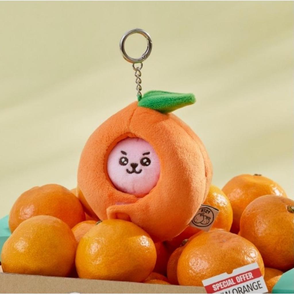 BTS Baby Plush Keyring Orange Party