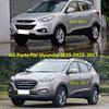 För Hyundai IX35 2010 2011 2012 2013 2014 2015 2016 2017 Bil Backspegel Sidoglas Spegel Trim Ram Regn Solskydd Ögonbryn 2st