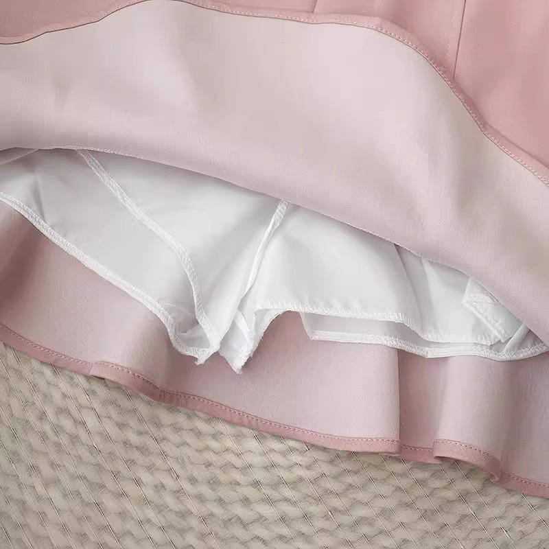 Women's High-Waist Ruffled Fishtail Skirt - Spring 2024 Korean A-Line