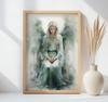 Plakat Światło Szmaragdowego Anioła Plakat Światło Szmaragdowego Anioła, 70X100 Cm, Bez Ramy, Papier Matowy 230 Gsm
