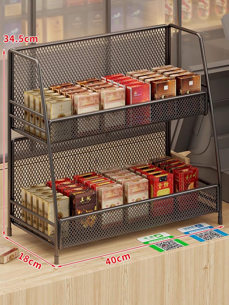Multi-Layer Display Rack for Snacks, Baby Items, and Stationery in Convenience Stores and Pharmacies