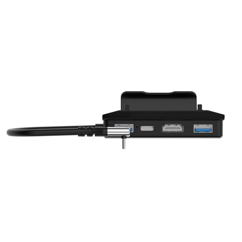 Portable Dock Holder 5 in 1 Docking Station USB C Hub with 4K@60Hz HDMIcompatible 100W PD Ports Compatible For SteamDeck