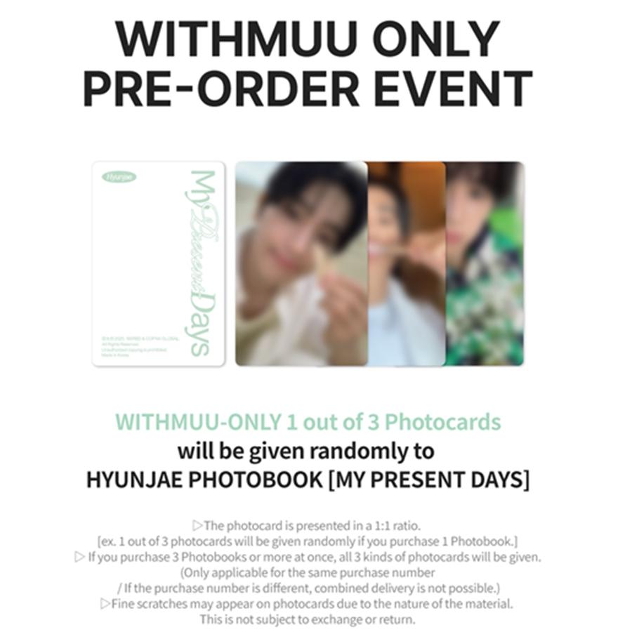 [Pre-order]  THE BOYZ HYUNJAE Photobook [MY Present days] (Online Benefit)