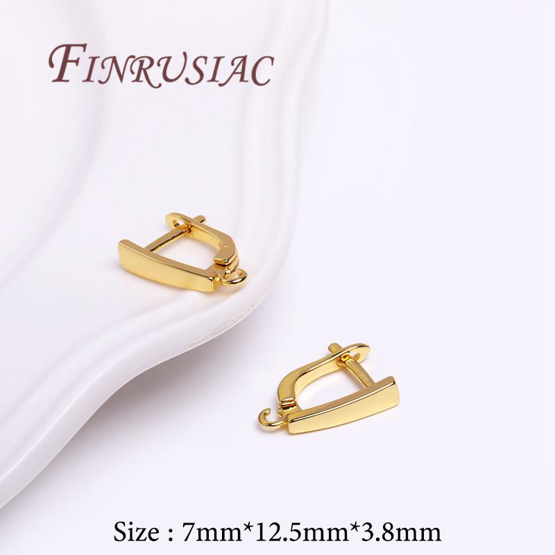 Multi Styles 18K Gold Plated Earwires,Fasteners For Earrings,Hooks For Earring DIY Jewelry Making Supplies,Earring Hook Clasp