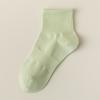 Women's Mid-calf Socks, Boneless Sports Solid Color Cotton Socks, Autumn and Winter Short Socks, Versatile Spring and Summer Socks