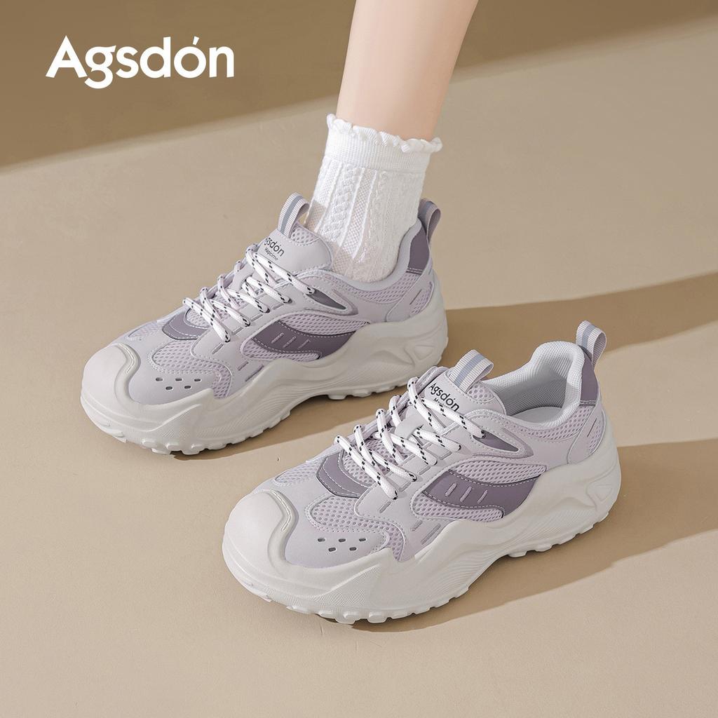Augustine dad shoes new winter light platform small sports shoes purple casual shoes