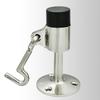Zinc Alloy Door Stopper Heavy Duty Safety Doorstops Catch Holder with Hook Wall Mounted Door Stopper for Home Office
