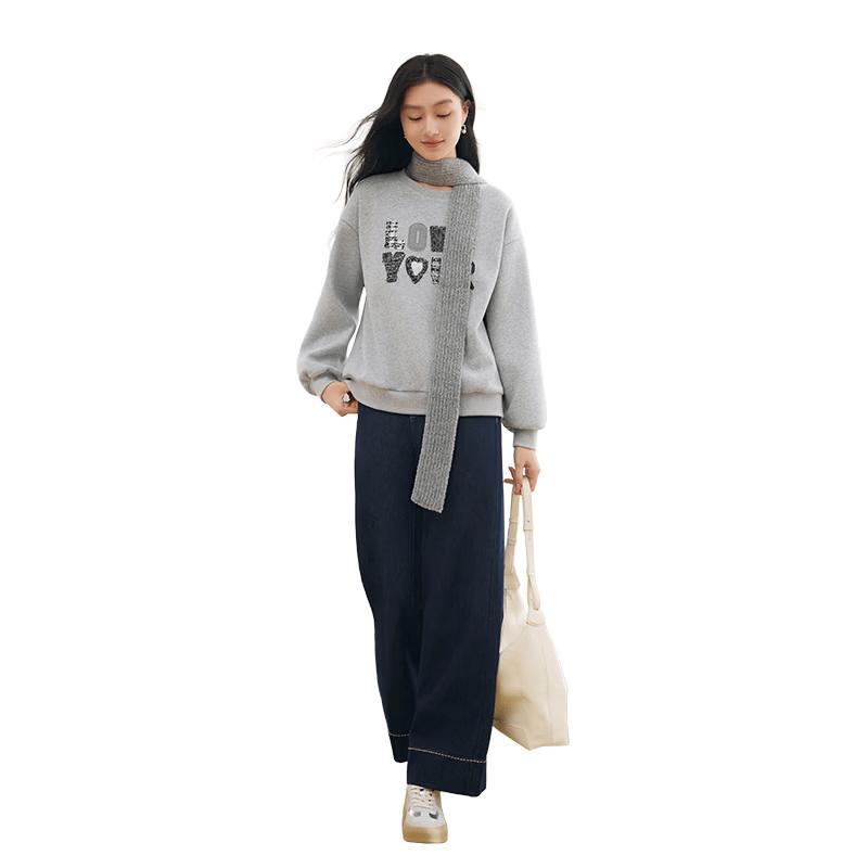 Xiangying Women s High-Waist Straight-Leg Jeans XL