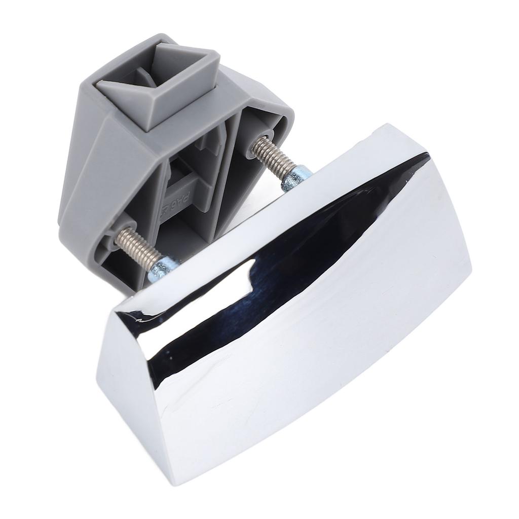 Keyless RV Push Cabinet Lock Zinc Alloy Stylish Push Button Lock for Yachts Motorhome Caravan Camping Vehicles Chrome