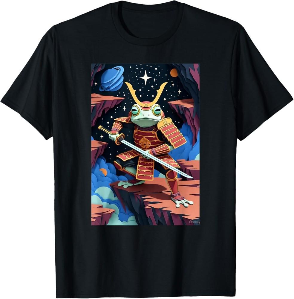 Astral Samurai Frog Warrior T-Shirt Unisex T-Shirt XXL