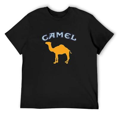 Camel Cigarettes Logo T-Shirt Affliction Shirts Kawaii Clothes Blacks Plus Size Tops Anime Shirts Men