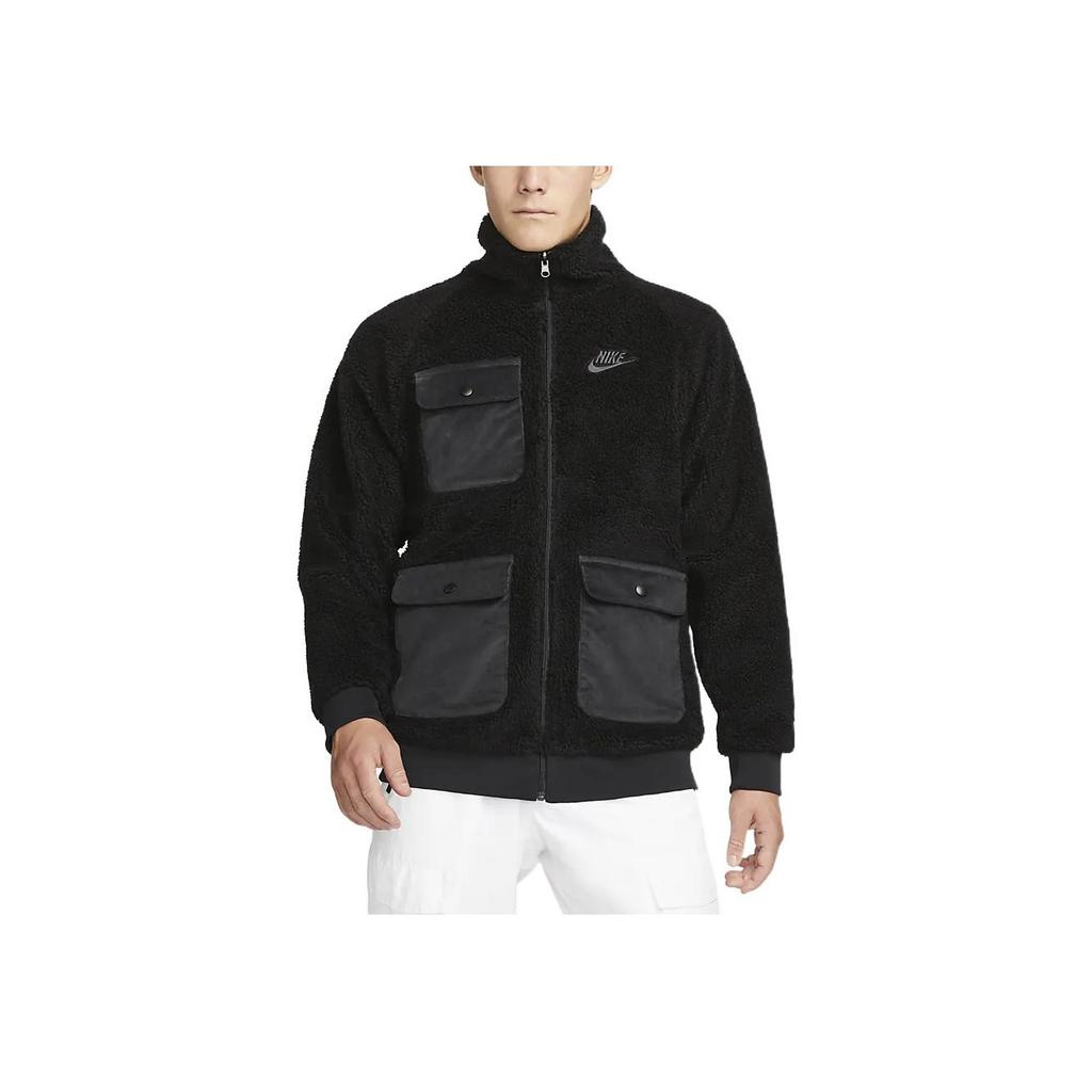 Nové pánské sametové bundy Nike Černá DZ4713-010