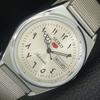 REFURBISHED SEIKO 5 AUTOMATIC 6309A JAPAN MENS VINTAGE SILVER WATCH A442605-1