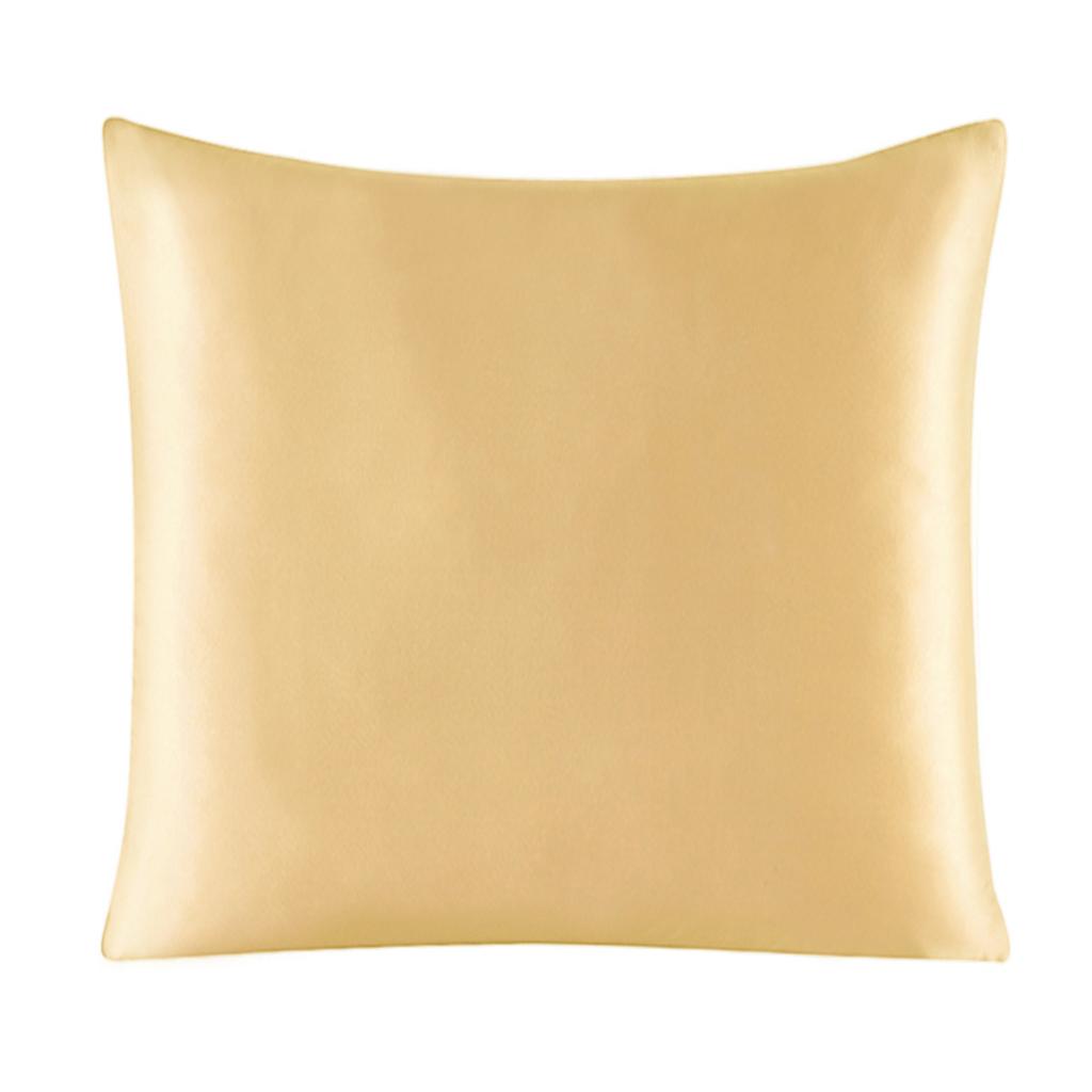 100% Pure Silk Pillowcase With Zipper Cushion Pillow Cover Solid Multicolor Many Sizes 40x40cm 80x80cm