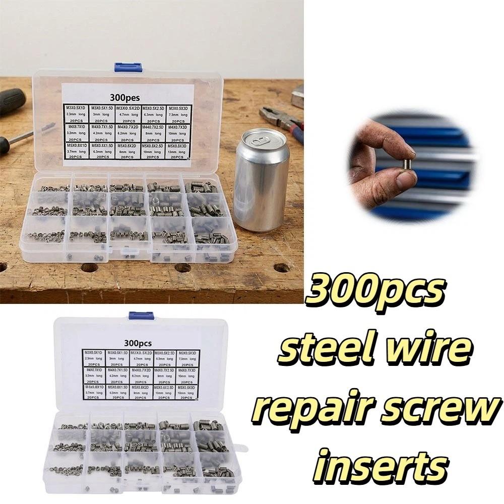 M3-M5 Combination Wire Thread Inserts High Strength Thread Protection Inserts  Thread Repair