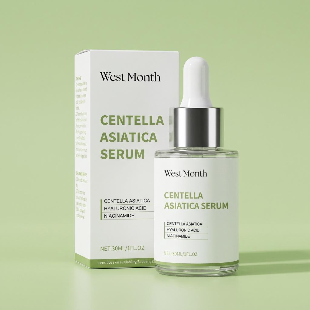 Centella Asiatica Serum Niacinamide Soothe Redness Deep Hydration Bright Dull Tone Repair Barrier Gentle Daily Facial Essence