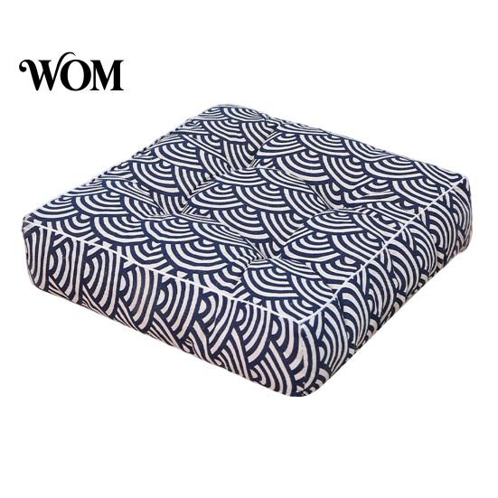 Non-slip Car Seat Cushion for Driving Modern Stylish Chair Cushion, Ultra Soft Square Geometric or Comfortable Floor Mat Meditation Plant Prints,