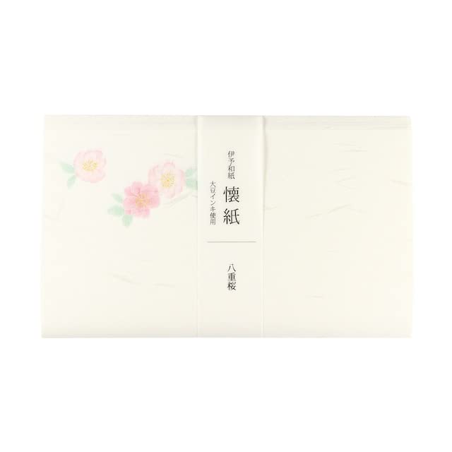 Kamiiso Kimono Beauty Kaishi Double Cherry Blossom 175mm x Pack of 3040 Paper, Design, 145mm, 20, No.
