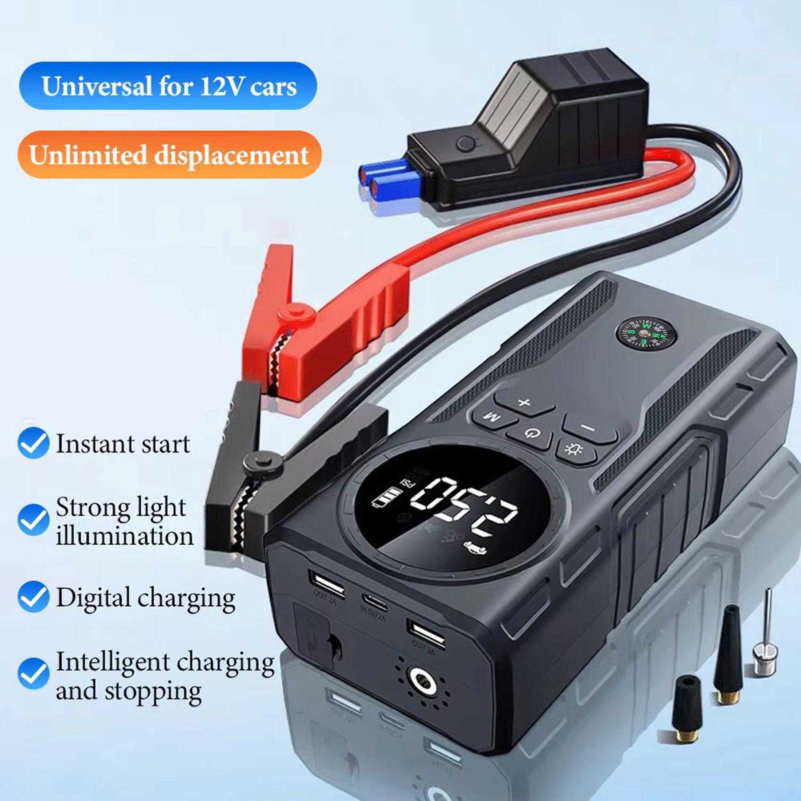 

Portable Digital Tire Inflator Pump High Efficiency Tire Fast Inflation Easy Storage for Car Starting Device Maintenance 1